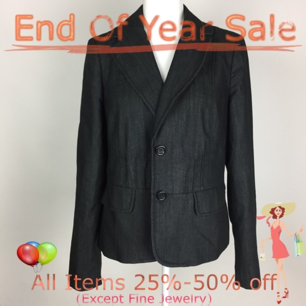 Ann Taylor Jean Jacket Size 12